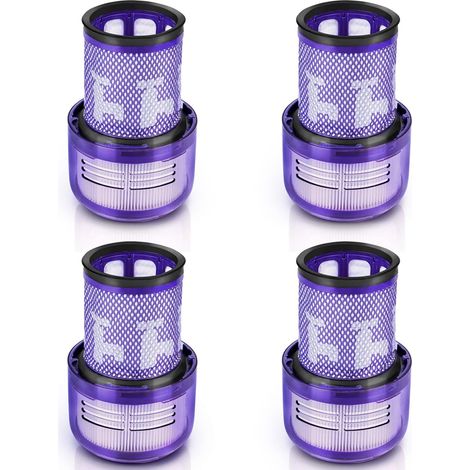 Lot de 4 filtres Hepa pour aspirateur Dyson V12 Detect Slim Numéro de pièce 971517-01 (1/5)