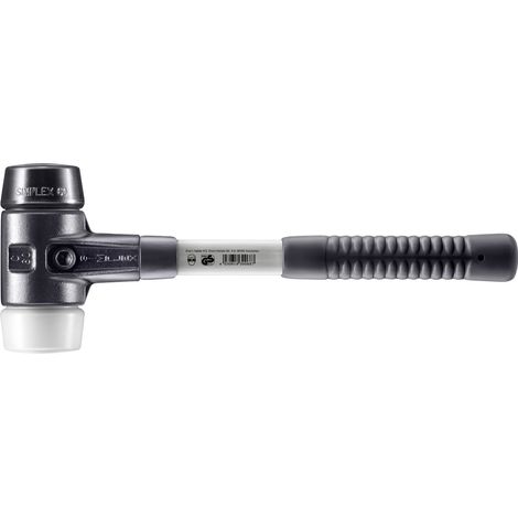 HALDER SIMPLEX Hammer Gefüllter Gummi / Superplastik mit verstärktem Tempergussgehäuse und Glasfaserstiel - D=60 mm - 3727.060 (1/5)