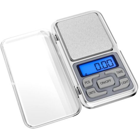 Bilancia da cucina di precisione, bilancia elettronica 0,01 g-500 g, mini bilancia multifunzionale per alimenti