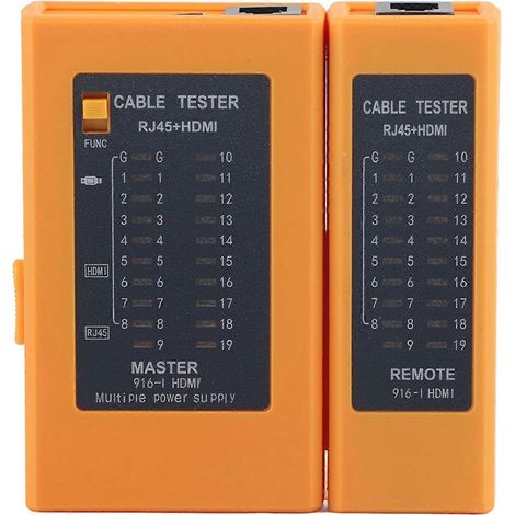 Netzwerkkabeltester, Leitungsfinder, multifunktionale industrielle Steuerelemente für RJ45+HDMI (1/4)