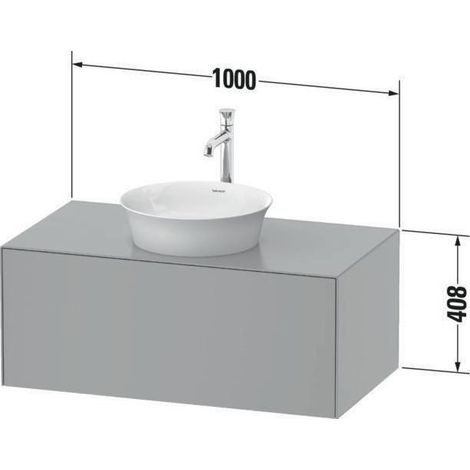 Duravit White Tulip, Waschtischunterbau wandhängend, Breite 1000 (1/4)