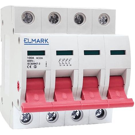 INTERRUTTORE SEZIONATORE 4X63A 4 MODULI