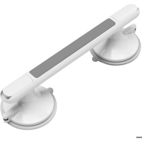 Poignée ventouse pour salle de bain - Barre d'appui de douche sans perçage, poignée de sécurité à forte adhérence (1/5)