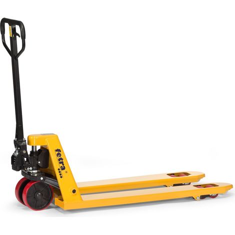 Fetra Hubwagen 1150mm Gabellänge Polyurethan Lenkräder (1/4)