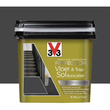 Peinture Rénovation Perfection Sol & Escalier V33 Tarmac 0,75 L (1/4)