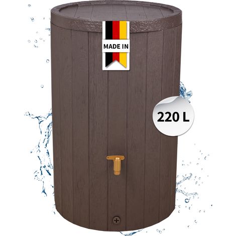 4rain MADERA serbatoio per pioggia 220 litri marrone (1/5)