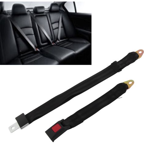 Ceinture de sécurité 3 points en polyester et métal, réglable et amovible pour camion, bus et voiture (1/5)