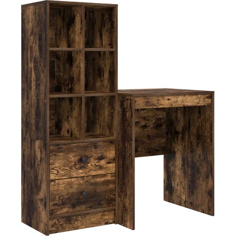 Maison Exclusive - Schreibtisch mit Schubladen mit Regal 2 pcs Ge