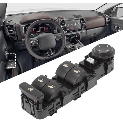 Car Switches for Citroen C5 I, Front Left Door Window Switch for Citroen C5 II, 6554.HQ, Window Switch for C8 C8 Van 96332289ZF (1/4)