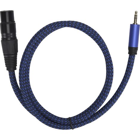 XLR-Buchse auf 3,5-mm-Klinke, symmetrisches Mikrofonkabel – JD6033-1m Verbindungskabel für Audiosignale (1/5)