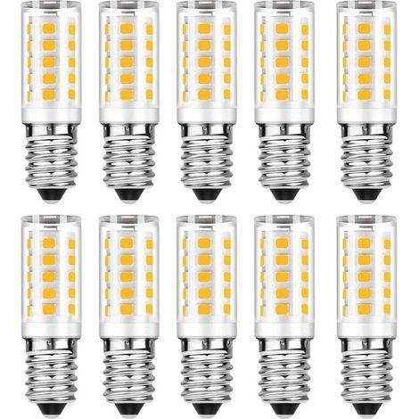 Ampoule Led Mais 33 Perles De Led Pour Chaque E12 3w, 220-240v, Blanc Froid 6000k, Non Dimmable, Pour Éclairage Intérieur, Lustre/Lampe De Bureau /Applique, Lot De 10 (1/5)