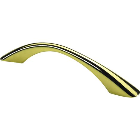 Hettich Möbelgriff  vermessingt 12 x 127 x 26 mm - 1 Stück Möbelbeschläge
