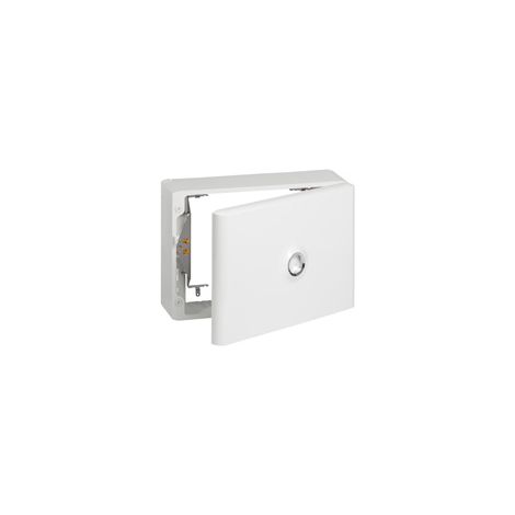 Legrand – Habillage Drivia 18 modules pour platine 13 modules – Blanc RAL9003 – Dimensions 250x355x103,5mm – Compatible porte transparente 401241