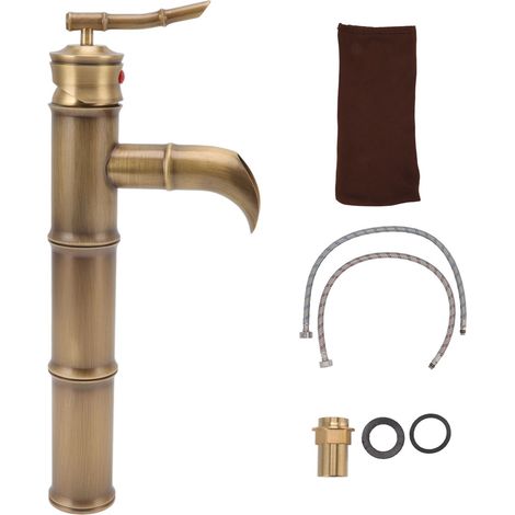 Rubinetto antico – lavello – acqua calda/fredda – rame – cucina