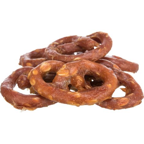 Friandises Mini Bretzels au poulet Désignation : Mini Bretzels 100 gr Trixie 31656