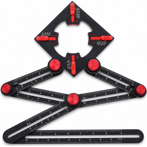Règle de Mesure Pliable Alliage Aluminium pour Carrelage 93 cm