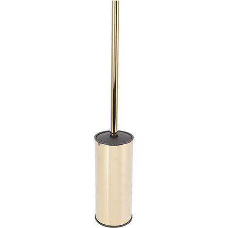 WC-Bürstenhalter-Set aus Edelstahl, stehend, geeignet für Badezimmer und Haushalt, längliches Design (1/5)