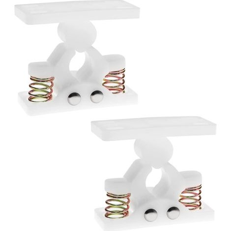 2 pezzi di serrature in plastica per porte, fermaporta, staffa per camper, barca, roulotte, accessori per mobili da roulotte (1/5)