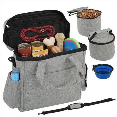 Caisse de transport pour animaux pour chien gris clair 38 x 17 x (1/5)