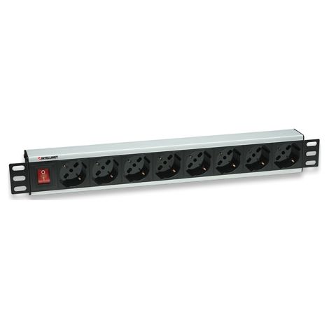 INTELLINET Multipresa per rack 19 8 posti con interruttore