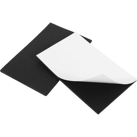 Lot de 2 patins de protection antidérapants et auto-adhésifs noirs pour meubles, canapé, table et chaise, en EVA. (1/5)