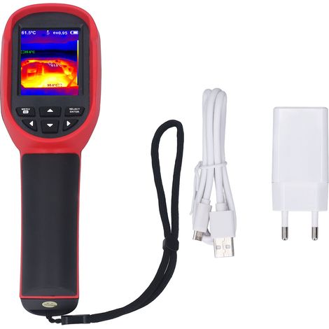 Caméra d'imagerie thermique, imageur infrarouge portatif Compact avec transfert de données, prise ue (1/5)