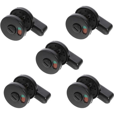 Cadenas indicateurs de toilettes publiques, adaptés aux cafés, mesurant 7,00 x 5,50 x 5,00 cm, utilisés pour indiquer l'occupation de la pièce, paquet de 5. (1/5)