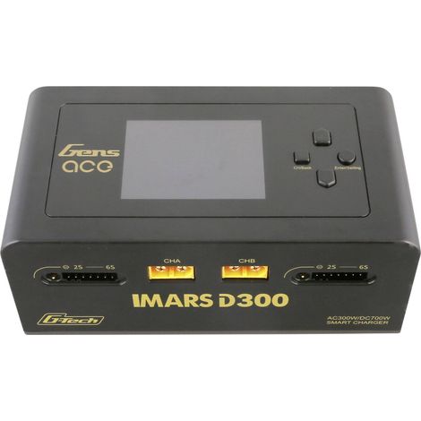 [NEUWERTIG] B-Ware Gens ace Modellbau-Ladegerät D300 16A LiPo LiIon NiMH doppelter Ladeausgang 350W (1/2)