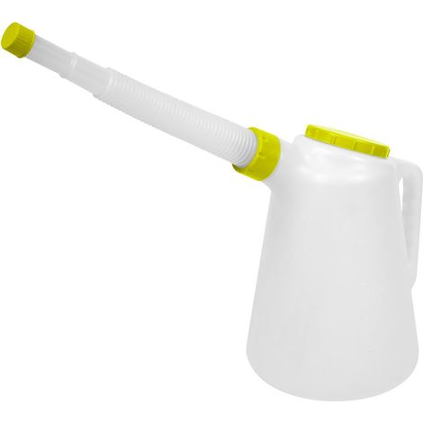 Sealey JDL5L Oil Container with Flexible Spout 5L - Lime Lid