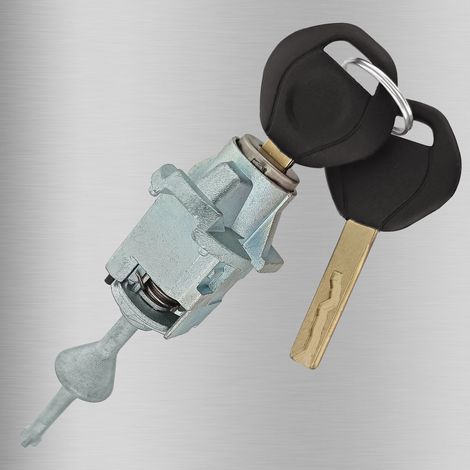 Convient aux cylindres de serrure de porte BMW Série 3 avec 2 clés, pièce détachée neuve pour cylindre de serrure de porte avant gauche Série 3 (1/4)