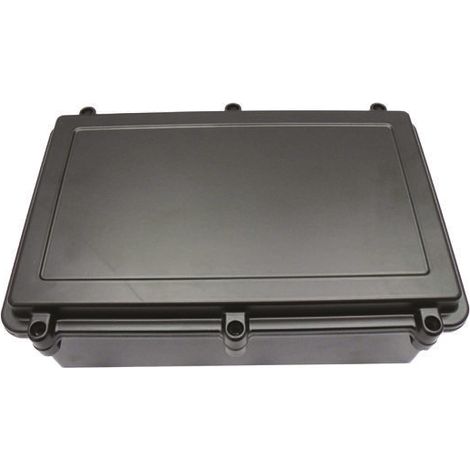 Boîtier RS PRO en Aluminium, 262 x 182 x 90mm, Noir IP67, Blindé ( Prix pour 1 )