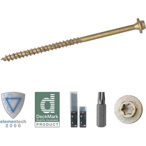 Forgefix Timber Screws T30 7x250mm (1/3)