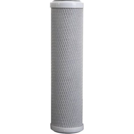 CSPARKV Blocco di carbone attivo da 10 pollici (254 mm) 5 µ per inserto di filtrazione (1/4)