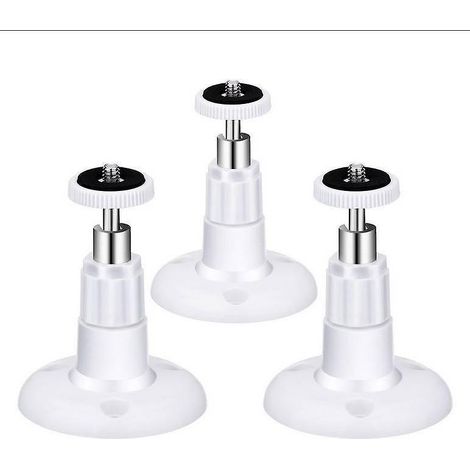(paquet De 4) Fixation Murale Camra De Scurit Intrieure/extrieure, Support De Plafond Rglable Pour Support Arlo, Arlo Pro Et Autres Modles Compati (1/5)
