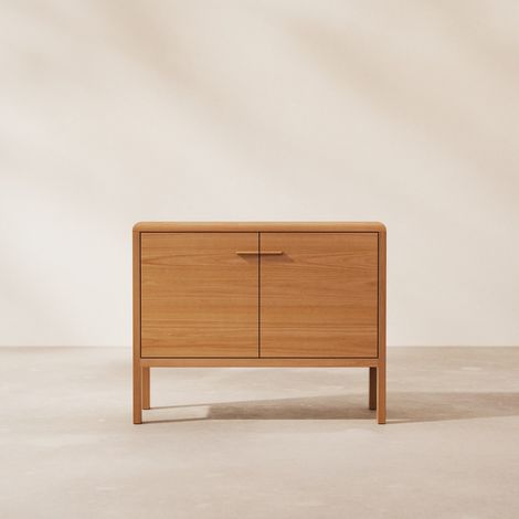 Tikamoon Livia Buffet bas en acajou H 80 cm × L 100 cm × P 40 cm (1/5)