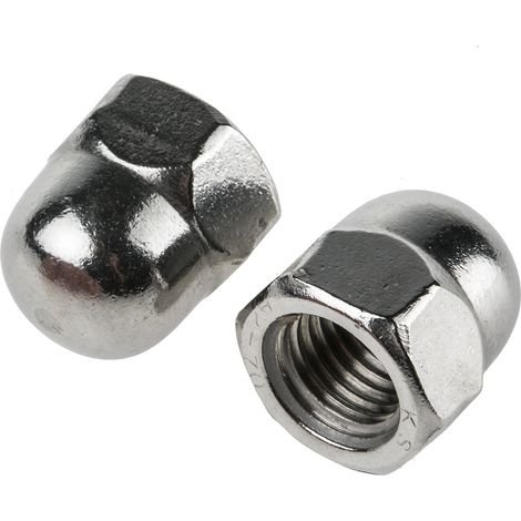 Écrou borgne, Acier Inoxydable A2 304, M16 ( Prix pour Sachet de 25 )