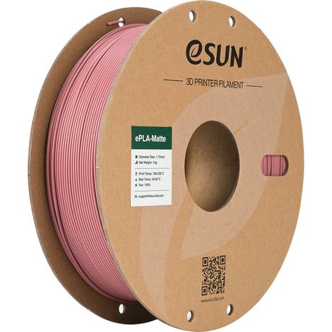 eSUN PLA-Matte Filament, 1.75mm, 1000g (Paper Spool) eSUN PLA-Matte Filament 1.75mm 1000g Purple Morandi