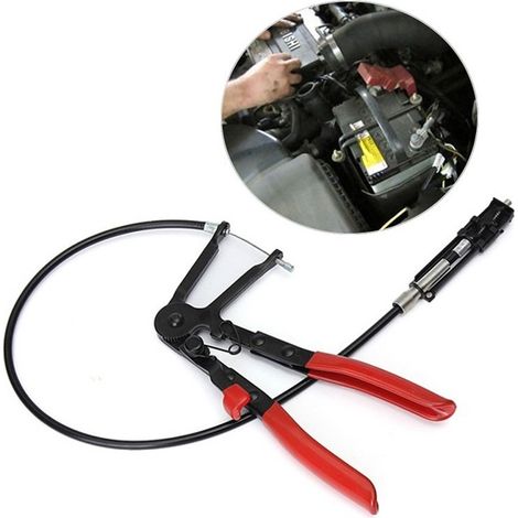 Trade Shop - Abrazaderas De Manguera De Coche Moto Con Abrazaderas De Manguera De Cable Flex Bowden - (1/5)