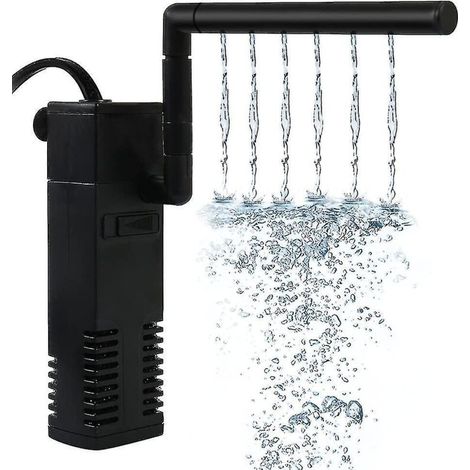 Internal aquarium filter with adjustable flow rate and water pump for aquariums from 20 to 250 liters [YDE] - AquaForge (1/2)