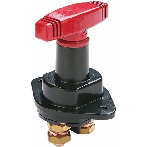 12V 24V Coupe Circuit Batterie, 750A Commutateurs d'Isolateur de Batterie Isolateur Interrupteur de Batterie Interrupteur de Déconnexion pour Moto Camions Voitures Bateaux