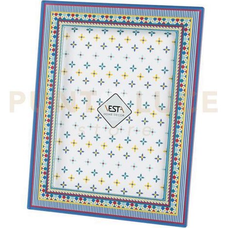 PORTAFOTO MEDIO DECOR DISEGNO FOULARD 13x18 cm