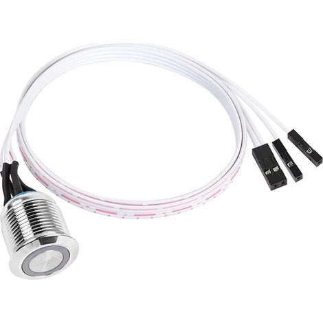 Bouton d'alimentation ATX 16 mm en métal pour ordinateur de bureau (1/5)