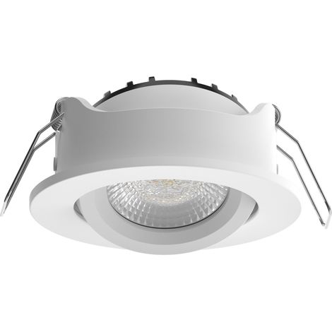 SPOT ENCASTRE BUNA IP65 ORIENTABLE 2700K-3000K-4000K DIM BLANC AEROSPOT 153601 (1/2)