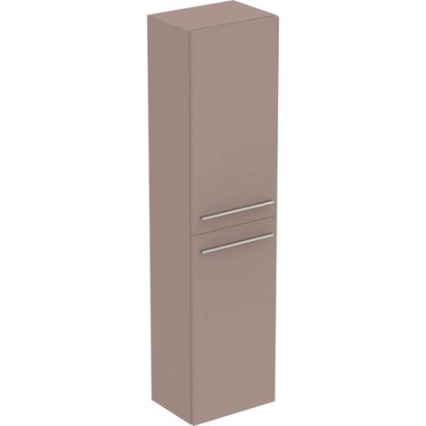 IS Hochschrank i.life A mit 2 Türen 400x300x1600mm Greige matt (1/4)