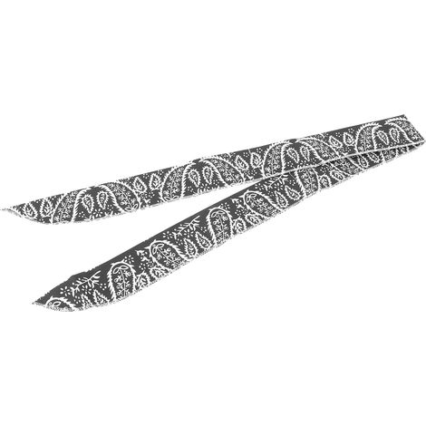 Tour de cou rafraîchissant polyvalent, bandeau froid à action rapide, écharpe glacée pour sport et plein air (Noir) (1/5)
