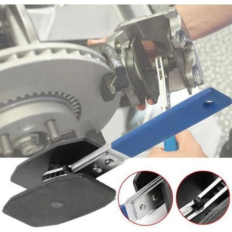 Outil d'épandage d'étrier de Piston de frein à cliquet de voiture presse en acier inoxydable Kits de réparation de disque de tampon de séparateur double Quad