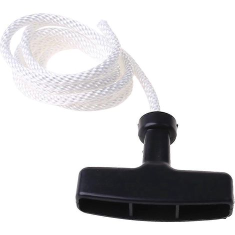 Poignée de démarrage universelle pour tondeuses à gazon, corde de démarrage de 1,1 m et 5 mm, moteur à essence (1/5)