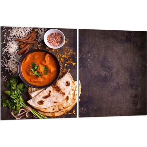 2 plaques de protection en verre pour cuisinière 40x52 omelette (1/5)
