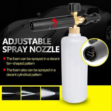 Pistolet à Canon à Mousse Ajustable pour Distributeur de Savon Karcher Snow Foam Lance K (1/4)