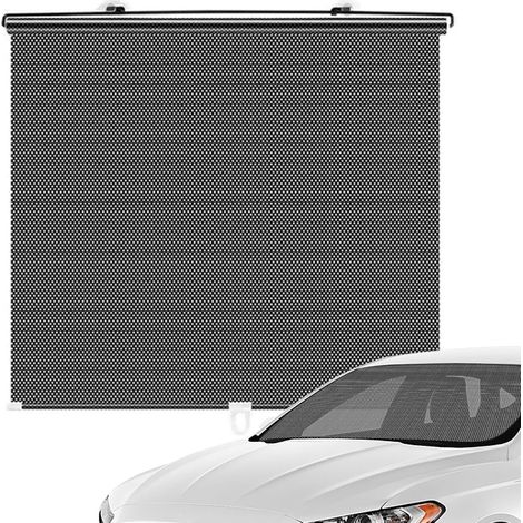 CCYKXAWindow Sunshade Curtain Retractable Window Sun Protector Car Sun Window Shade, Car Roller Sunshade for Most Cars, SUV, Trucks, House Window (1/5)